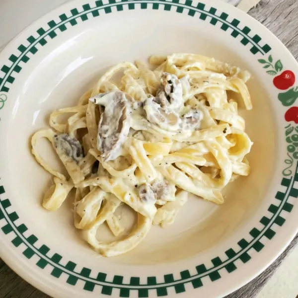 receta Sauce Alfredo au fromage à la crème