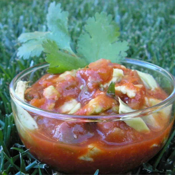 Przepis Tub Avocado Salsa