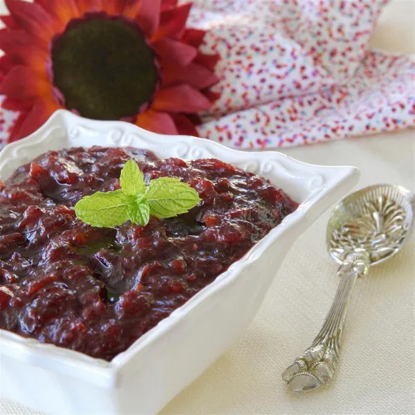 Przepis Sam's Cranberry Sauce