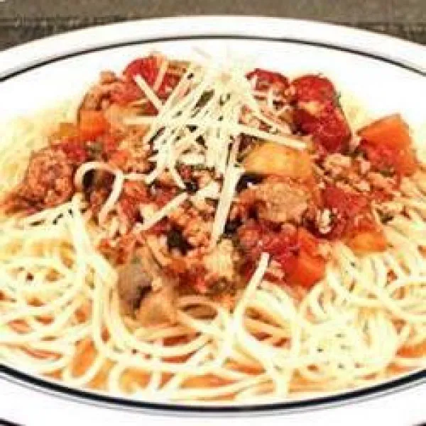 receta Marica Spaghetti Sauce à la Viande