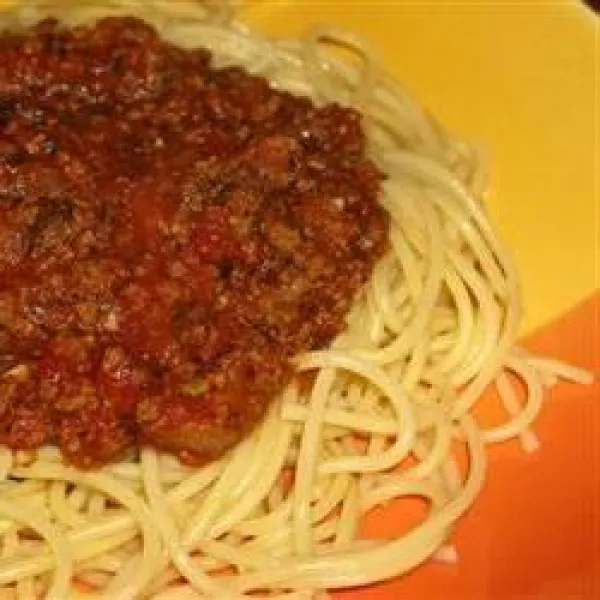 receta Sauce Spaghettis avec vibrations