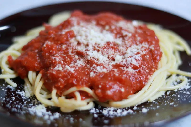 recepta Pepe Vandel Spaghetti Sauce