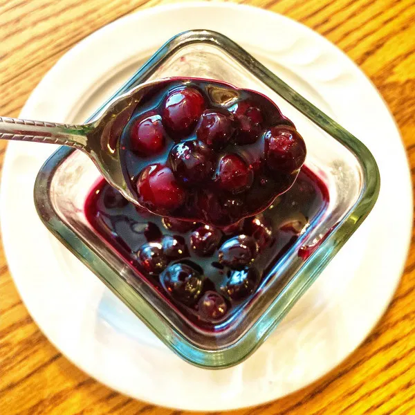 recetas Salsa De Helado De Arándanos De Nana