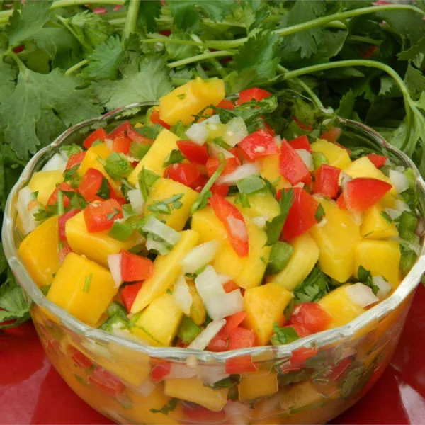 przepisy Mauigirl Mango Salsa