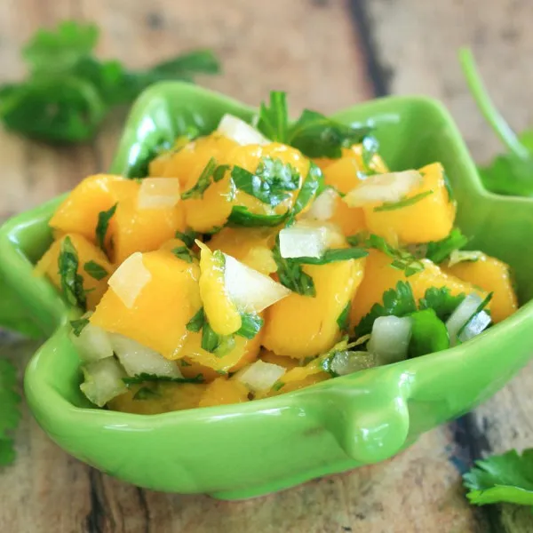 receta Salsa De Mango Y Menta