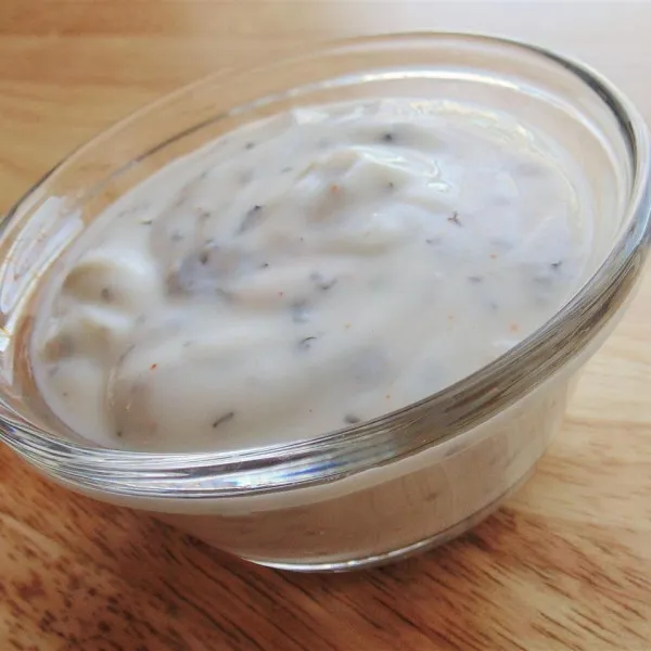 receta Sauce au yaourt et à la menthe