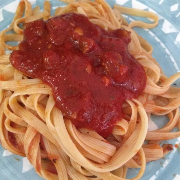 receta Sauce tomate à sept ingrédients