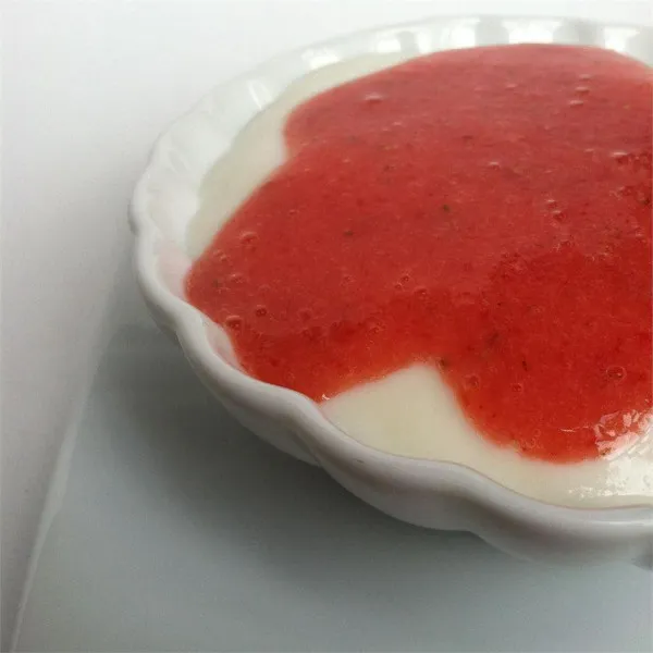 receta Sauce margarita aux fraises
