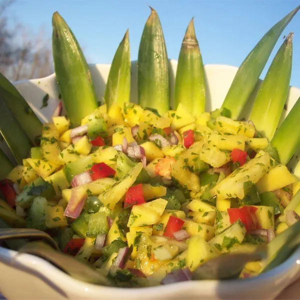 receta Salsa Paraíso Tropical De Mango Y Piña