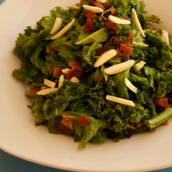 receta Kale Garlic Saute