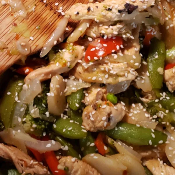 receta Sauté de poulet à l'ail