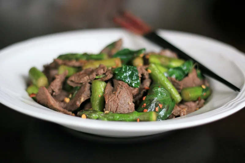 przepisy Sauteed Beef With Chile