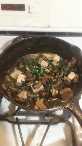 receta Curry de tofu sauté