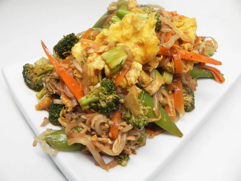 receta Légumes sautés Moo Shu
