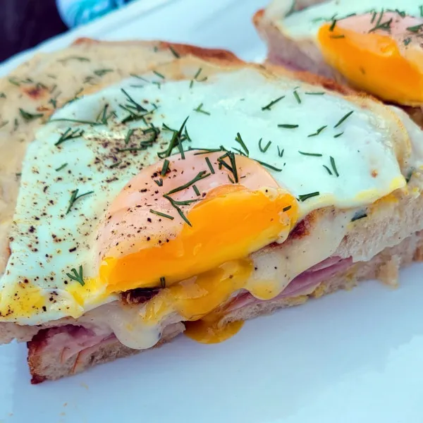 receta Sándwich Croque Madame