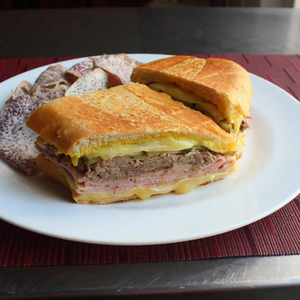 receta Sandwich cubain du chef John