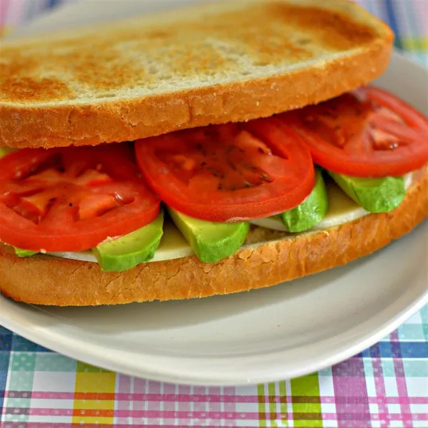 receta Sandwich Délicieux Avocat