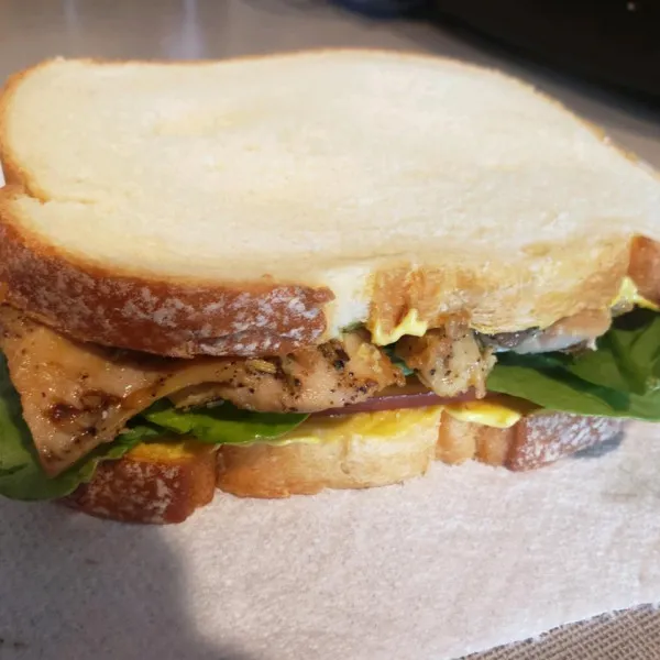 receta Gourmet Sandwich au poulet