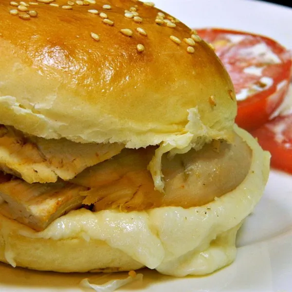 receta Sandwichs au poulet et à l'ail Heavenly Chicken