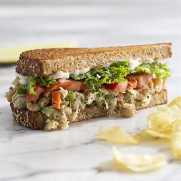 receta Sandwichs à la salade de pois chiches 