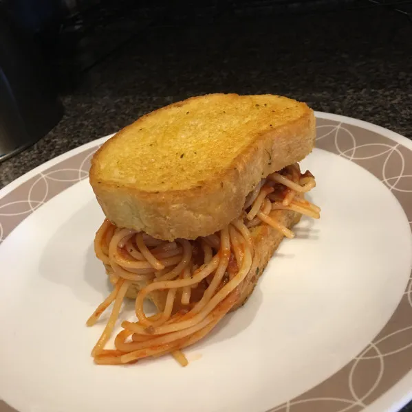 receta Sandwichs Spaghetti