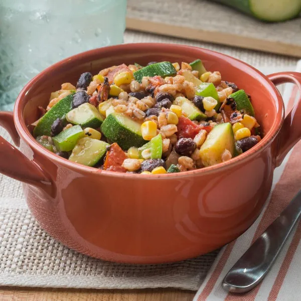 recetas Sartén De Farro Vegetariano