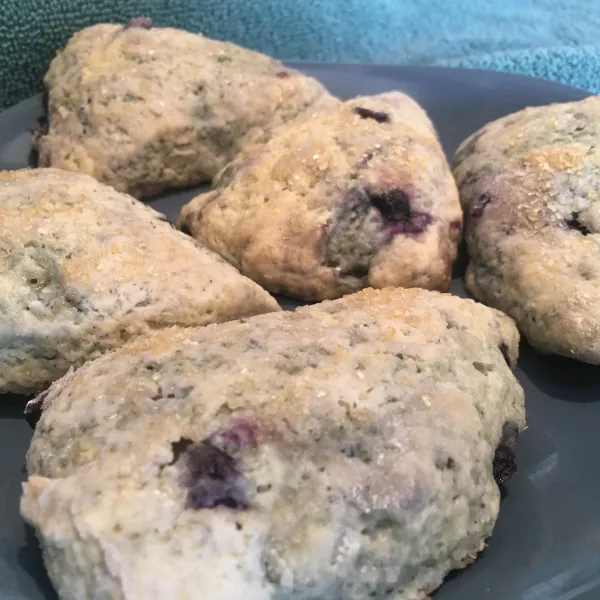 receta Scones aux bleuets surgelés