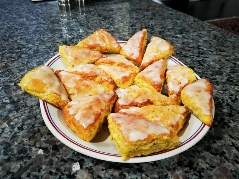 receta Scones à la citrouille du chef John