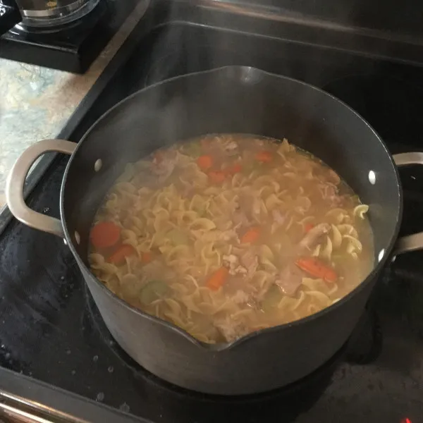 receta Sensacional Sopa De Fideos Con Pavo