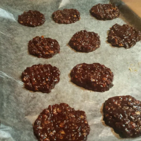 receta No Bake Oatmeal Cookies-chocolate