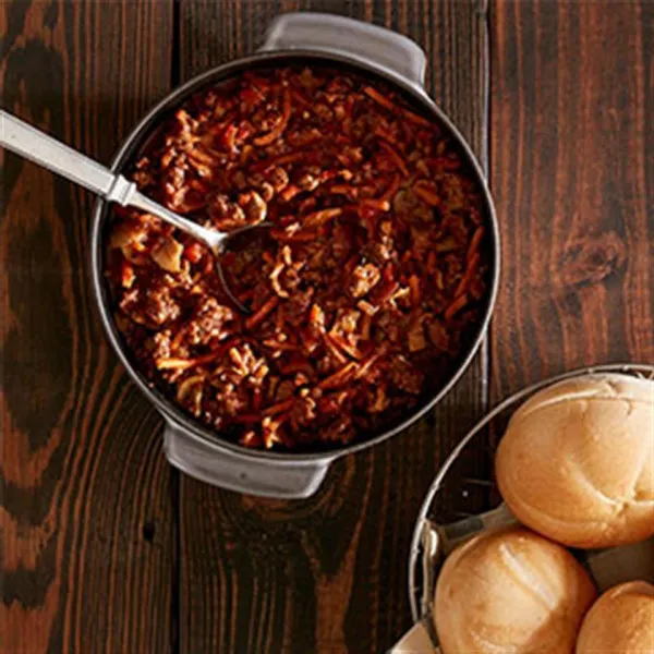 receta Spicy Beef Sloppy Joes