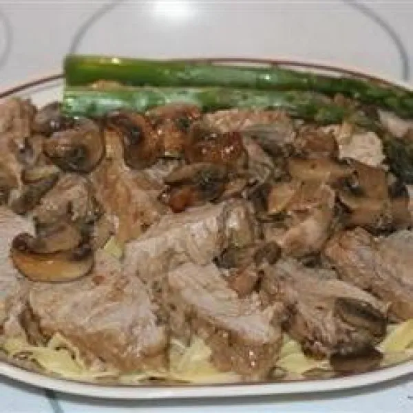 receta Filet de Porc Sauce Marsala