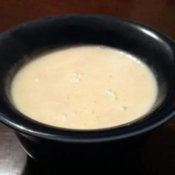 receta Soupe à la crème à l'ail