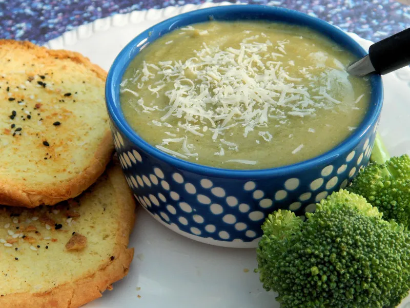 recetas Sopa Cremosa De Brócoli Sin Lácteos