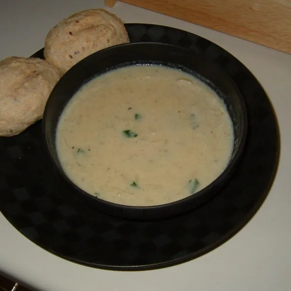 receta Soupe crémeuse à l'oignon Vidalia