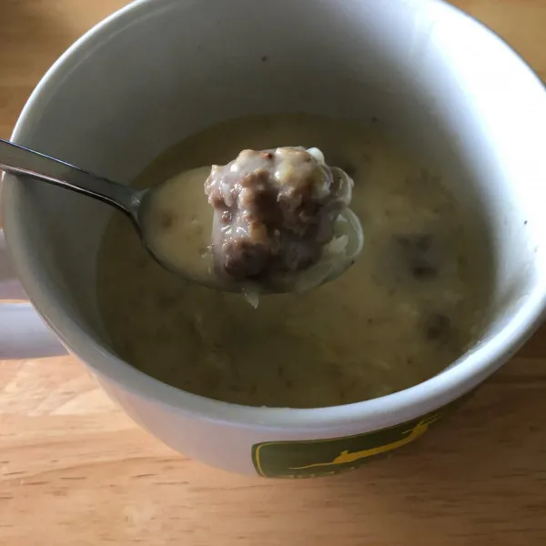 receta Soupe de boulettes de choucroute