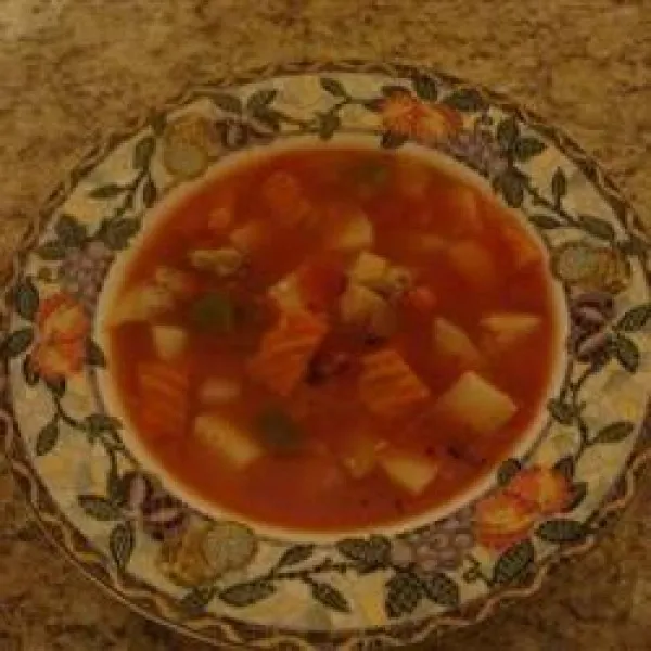 receta Sopa De Almejas De Manhattan