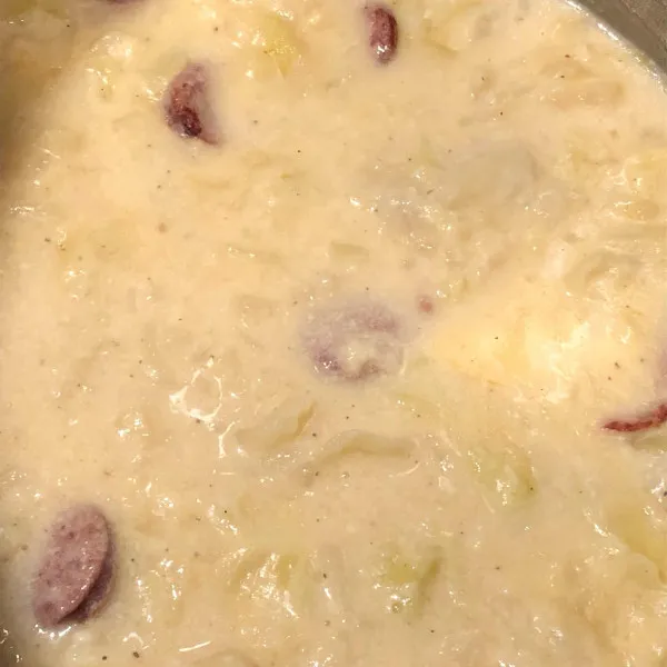 recetas Sopa De Bratwurst, Patata Y Col