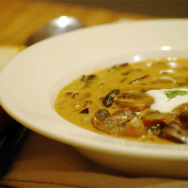 recetas Sopa De Champiñones Húngara