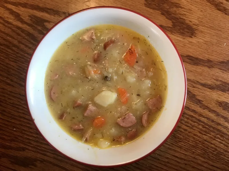 receta Soupe à la choucroute II