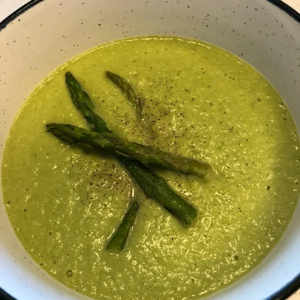 receta Soupe aux asperges