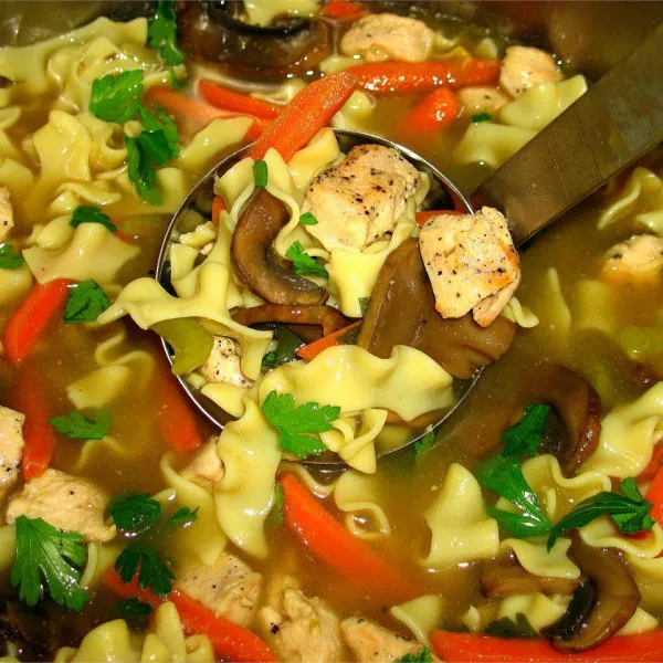 recetas Sopa De Fideos Con Pollo A La Parrilla