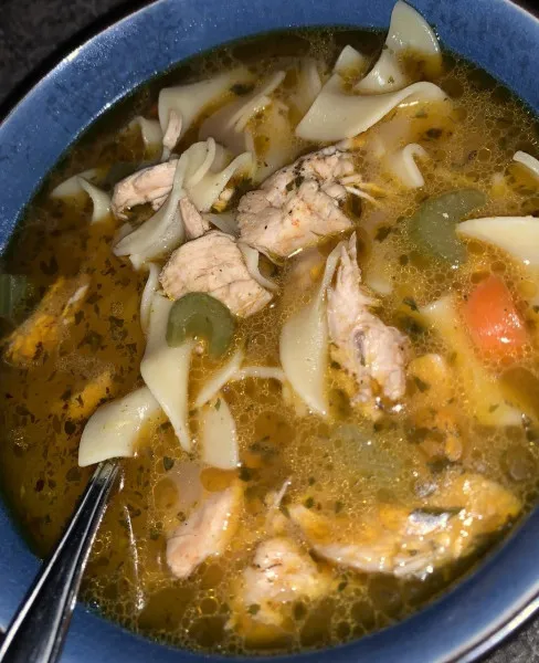 receta Sopa De Fideos Con Pollo