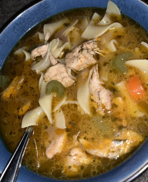 receta Soupe Poulet Nouilles