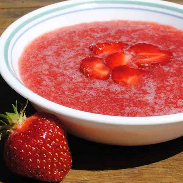 recettes Recettes de soupe de fruits