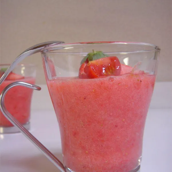 receta Soupe aux fraises I