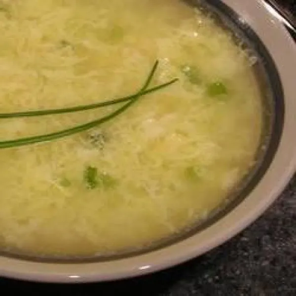 receta Sopa De Gotas De Huevo I