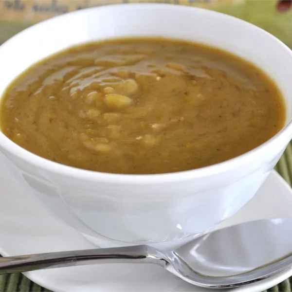 receta Soupe aux pois cassés