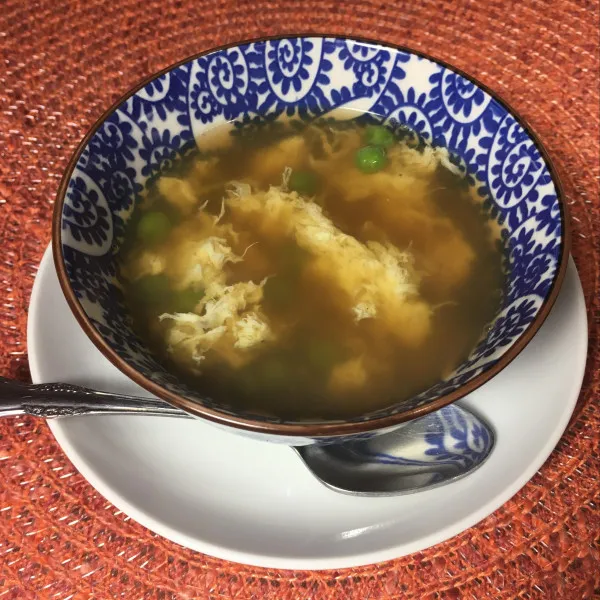 receta Soupe aux œufs chinoise