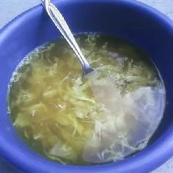 receta Sopa De Huevo Fácil